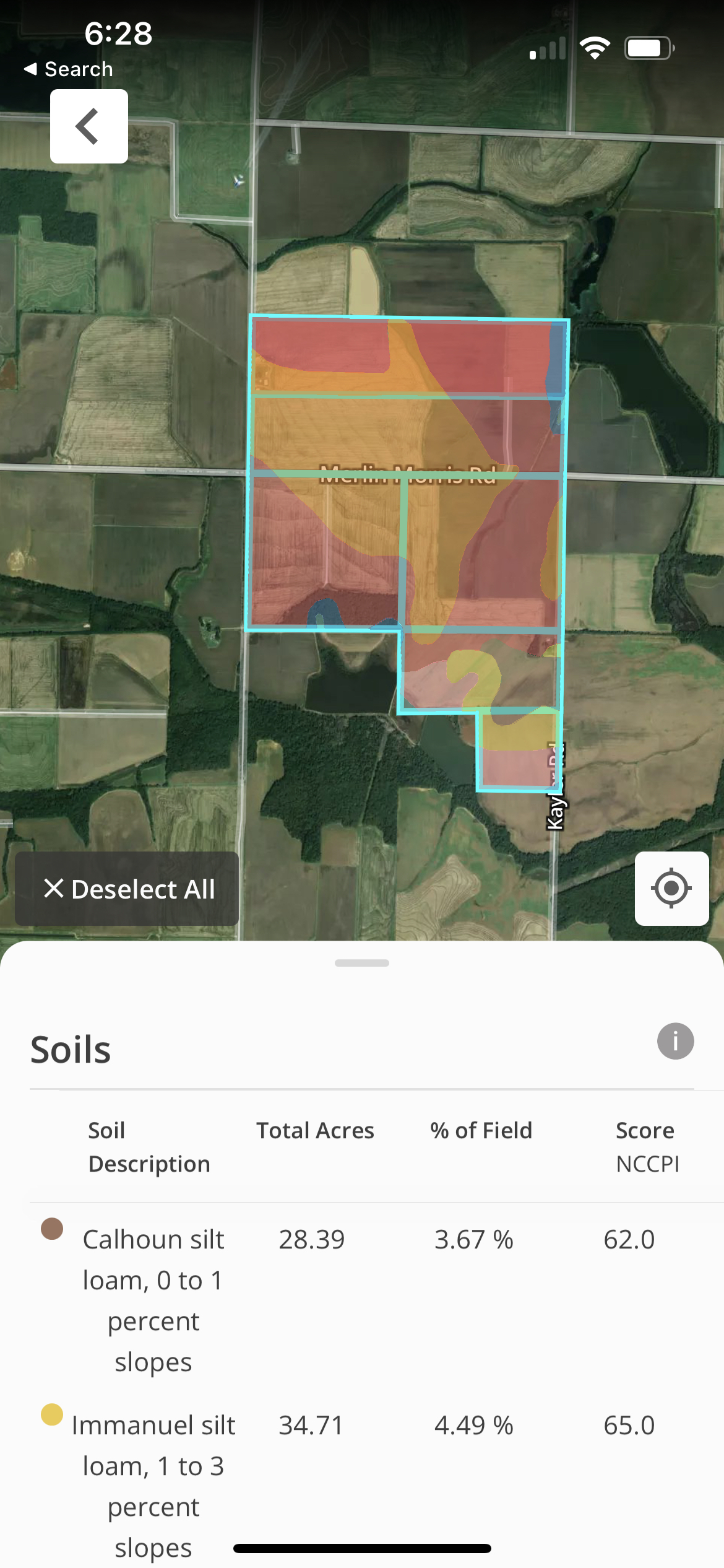 A screenshot of the Cropgen product on a tablet shows the Field Summary page of field book which displays the high level financial metrics of a field